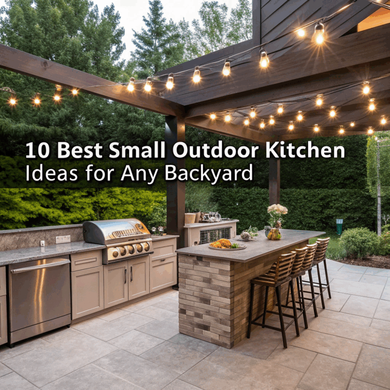 10 Best Small Outdoor Kitchen Ideas for Any Backyard